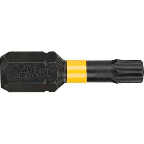 DEWALT Impact Torsion Torx Bits TX25 25mm - Pack of 5