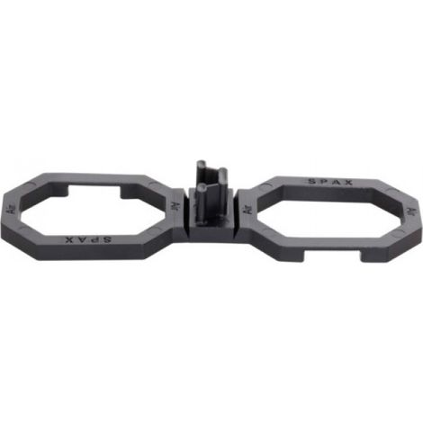 Spax – Entretoises pour terrasse bois 90 mm – Lot de 100 pièces – Écartement 4,5 mm pour ventilation optimale – Dimensions 90 x 28 x 4 mm