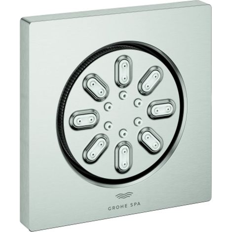 GROHE Teleducha lateral 26802 Rainshower Aqua forma cuadrada supersteel, 26802DC0