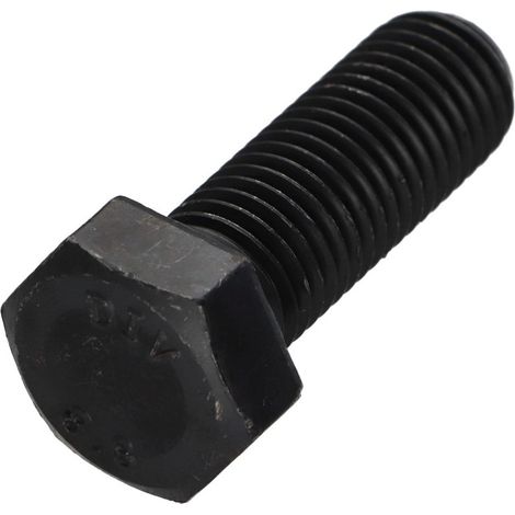 Vis métaux Tête hexagonale TH M20X60 Classe 8.8 Acier brut - 25 pièces