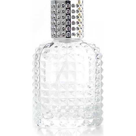 Vaporisateur de parfum de Cologne vide rechargeable en verre - Brume fine - Argenté - 50 ml (1/5)