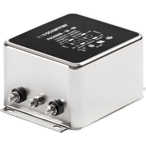 Schaffner FN 2060-3-06 FN 2060-3-06 Entstörfilter  250 V/AC 3 A 2.5 mH (B x H) 71 mm x 46.6 mm 1 St.