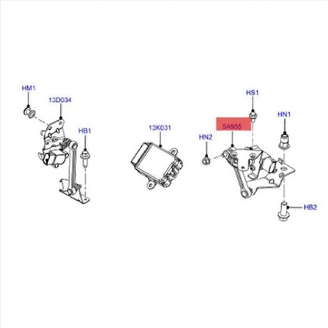 Ensemble de 2 capteurs de hauteur de carrosserie avant et arrière pour Ford Focus III (1/5)