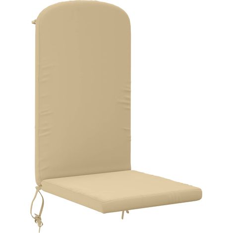 Adirondack Chair Cushion GEMERT 100% Polyester Beige vidaXL (1/5)