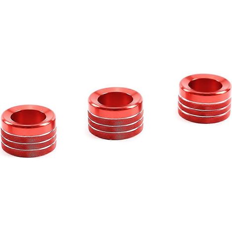 Abdeckungsring für den Lautstärkeregler der Klimaanlage für BMW X5 E70 E71 (2008–2013), Rot (1/5)