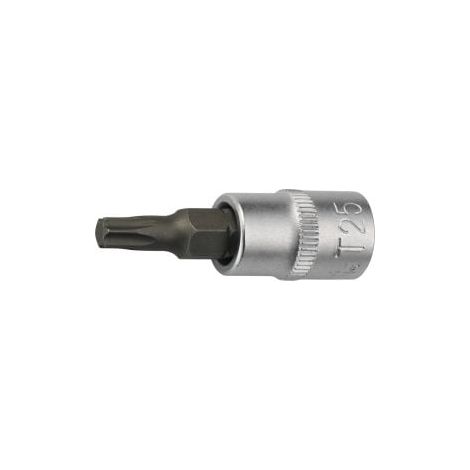 Clé à douille 1/4 pouce TX T25 L.32mm TECWERK (1/3)