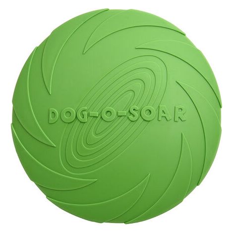 plat chien frisbee(vert clair)