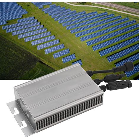 Onduleur micro-réseau solaire AC230V, onduleur MPPT connecté au réseau, onduleur à onde sinusoïdale pure, contrôleur de charge photovoltaïque universel automatique étanche haute résistance, 500W. (1/5)