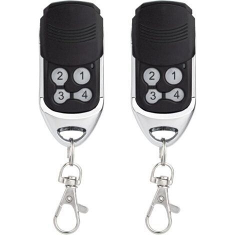 Télécommande pour ouvre-porte de garage compatible avec les émetteurs portables 433 MHz DITEC GOL4 BIXLP2 BIXLS2 BIXLG4 (code tournant), lot de 2
