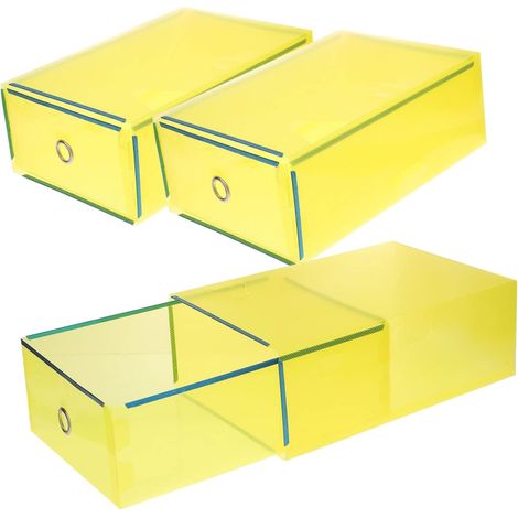 Boîte de Rangement à Chaussures Femme 31x20x11cm, Lot de 5 (1/5)