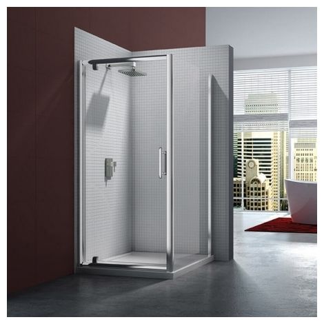 Merlyn 6 Series Pivot Shower Door in 4 Sizes, 760/800mm (1/3)