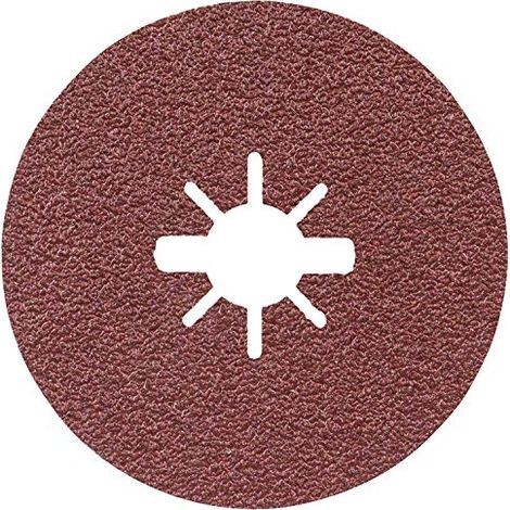 BOSCH PROFESSIONAL 2608619165 DISQUE ABRASIF EN FIBRE EXPERT (POUR MÉTAL, X-LOCK, R444, Ø115 MM, GRAIN 24, DIAMÈTRE DE PERÇAGE : (1/4)