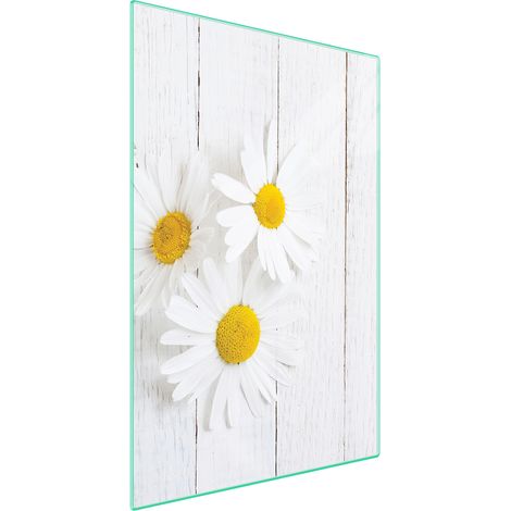 TAGLIERE IN VETRO 35x52 Fiore (1/5)