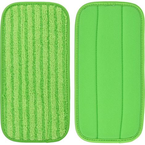 2 pièces chiffon de nettoyage de remplacement chiffon de vadrouille pour Swiffer Wetjet balayeuse humide sec sol vadrouilles tampons collants pièces accessoires vert