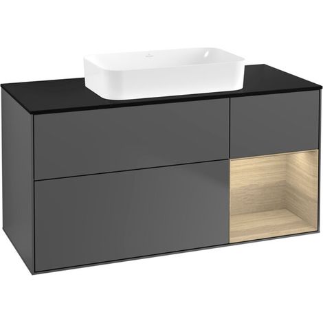 Villeroy & Boch F712PCGK Meuble sous-lavabo Finion F71 (1/2)