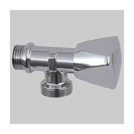 RUBINETTO PER LAVATRICE A VITONE - 1/2x3/4 cromato