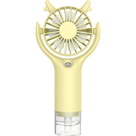 Ventilateur brumisateur portable, rechargeable, cils réglables, 3 vitesses, pulvérisation d'eau pour soins de la peau, compact et léger, utilisation intérieure et extérieure