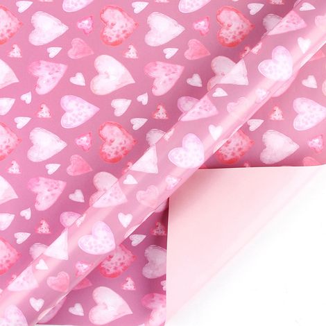 Papier Cadeau - Imprimé Dessin Animé Rose - Pour Anniversaire Fille Princesse - 50 cm x 10 m - 4 Motifs (1/4)