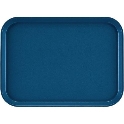 Plateau rectangulaire antidérapant en fibre de verre EpicTread bleu 350 mm - CAMBRO (1/2)