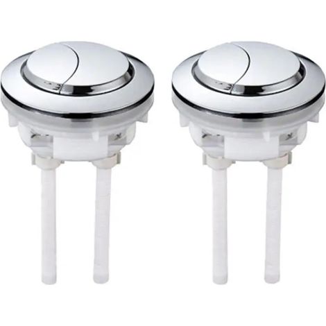 Lot de 2 boutons chasse d'eau réglables à double (1/5)