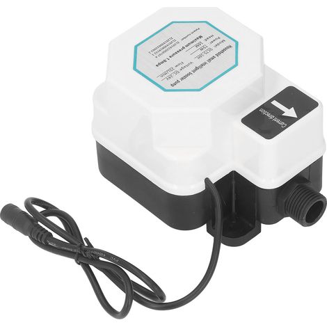 Surpresseur d'eau 24 V, mini-pompe automatique silencieuse ABS G1/2 CC pour douche, maison et jardin, 100-240 V, 75 W, prise UE (1/5)