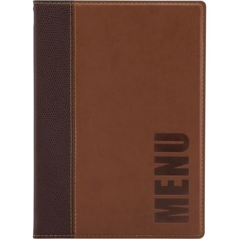 Titulaire Menu contemporaine - Couleur A5: Light Brown. 1 Insérez 4 pages. (1/5)