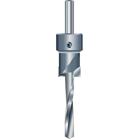 Trend CB38-316TC 3/16 Drill Diameter X 3/8 Bolt Screw Counterbore Router Bit (1/3)