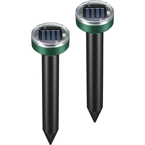 Répulsif à Ultrasons Solaire pour Extérieur - Répulsif à Vibration pour Serpents, pour Pelouse, Jardin et Cour. Appareil Électronique Haute Puissance pour l'Élevage de Bétail (1/4)