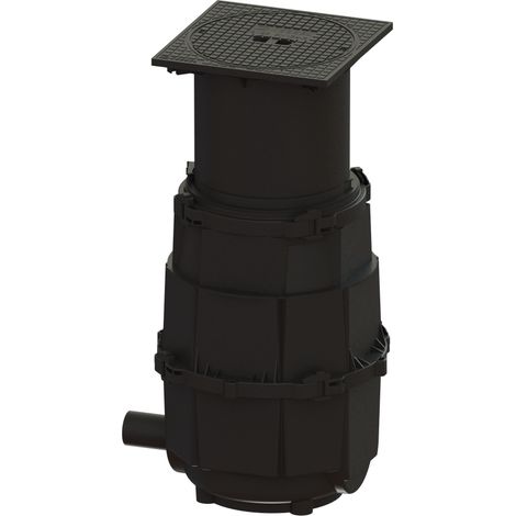 -Entsorgungsschacht LW 400, erdverbaute Abscheider, A/B