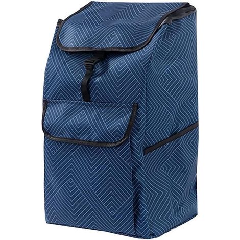 Sac courses - YSTP - 45L - Tissu Oxford - Bleu - Capacité 50KG (1/3)