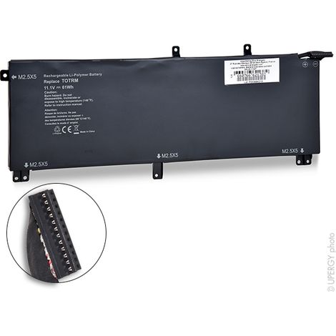 NX - Batterie ordinateur portable compatible Dell 11.1V 5400mAh - 07D1WJ0H76MY (1/2)