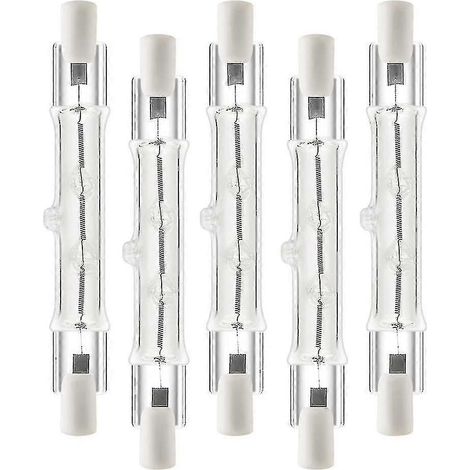 R7s 118mm 300W Ampoule Linéaire Halogène - Lampe 230V Dimmable pour Chantiers & Ateliers (1/5)