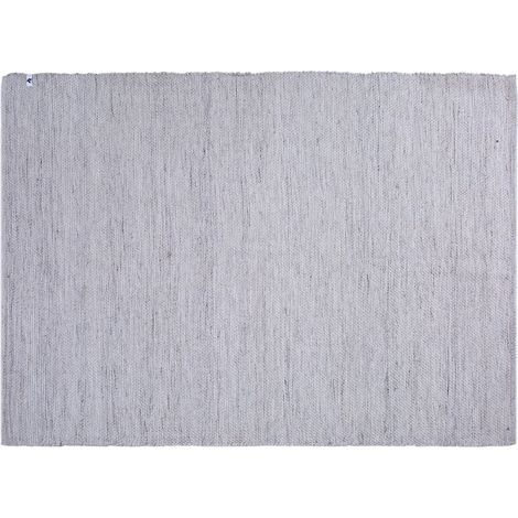 NIDAS - Tapis 120x170cm PET Recyclé Toucher Laine Beige Chiné (1/5)