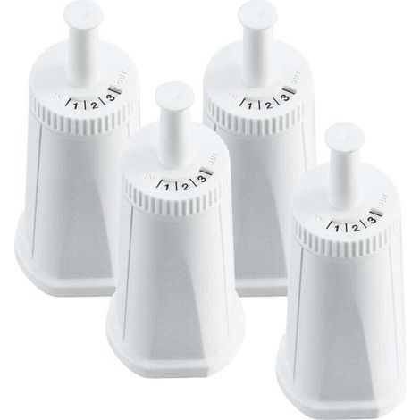 Filtres de rechange Breville Barista Express Barista Pro Barista Touch Oracle Touch Claro Swiss, lot de 4, filtres à eau pour machine à expresso Breville compatibles avec Breville BES880 BES878 BES990 (1/4)