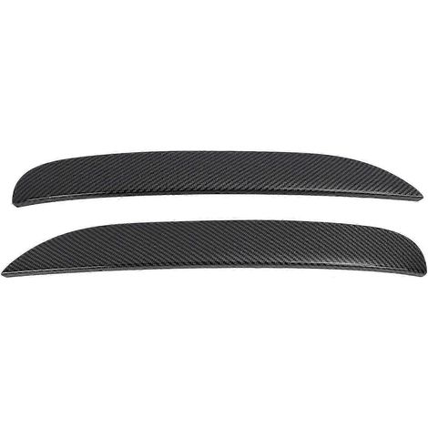 Paire de moulures de pare-chocs avant style fibre de carbone compatibles avec BMW Série 7 F01 F02 F04 (2008-2015) AQWHBYV (1/4)