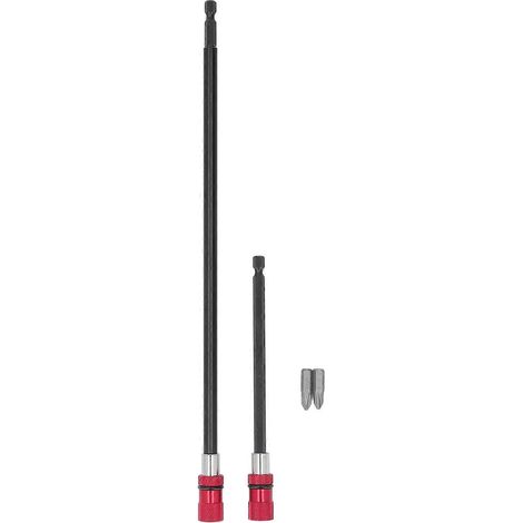 PH2-Schraubendreherbits, 2 magnetische Verlängerungen, stabile und feste Verbindung, Schnellverschluss-Bitverlängerung
