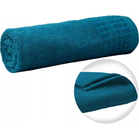 Toalla de baño de rizo para casa, sauna y hotel, 70 x 140 cm, absorbente y gruesa. (1/5)