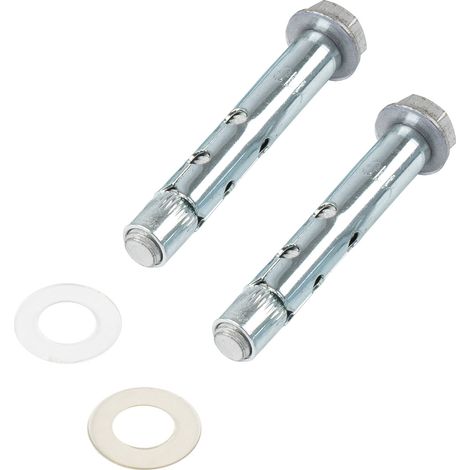 Dolle Schwerlastanker (2 Stück) für Befestigung von Aluminiumpfosten auf Beton
