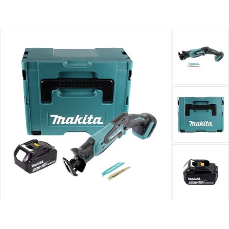 Makita DJR 183 T1J Akku Reciprosäge 18 V + 1x Akku 5,0 Ah + Makpac - ohne Ladegerät
