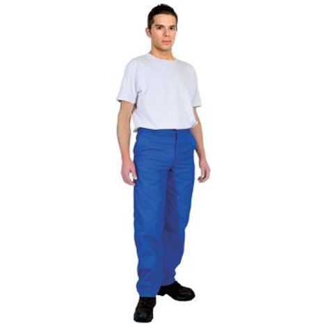Pantalon de travail 100 % coton traitement SANFOR bleu bugatti T58 - GISS - 146800