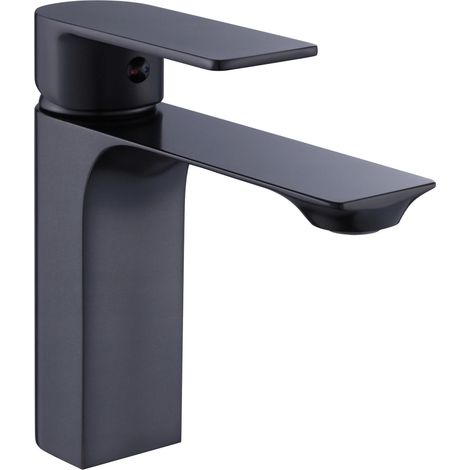 Mexen Alexa grifo de lavabo, negro - 71200-70 (1/2)