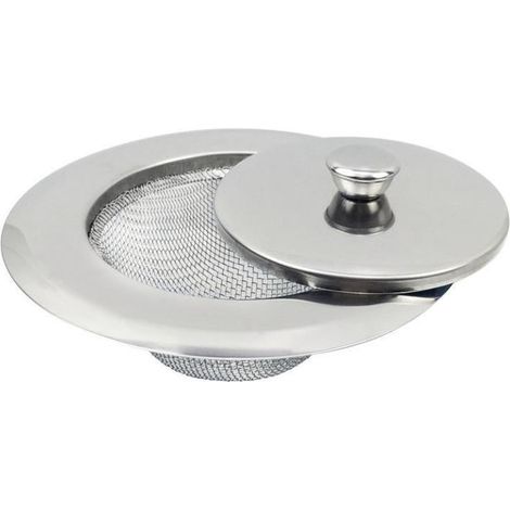 2 Crepines Acier Inox 11.5cm Evier Cuisine Vidange (1/5)