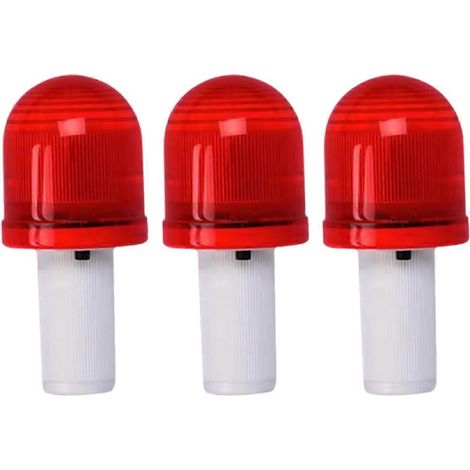 Feu de signalisation lumineux à LED pour danger routier, clignotant, pour cône de sécurité, feu d'avertissement, balise de signalisation d'urgence (1/4)