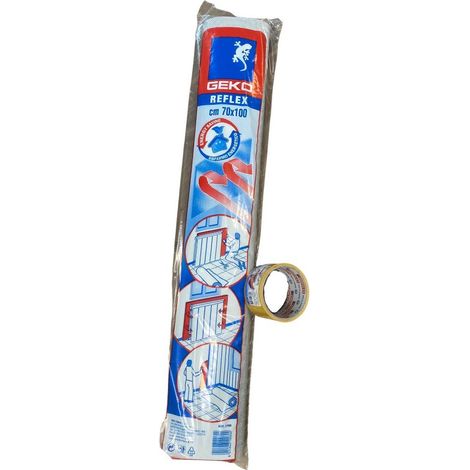 Panneau isolant réflecteur 0.70 x 1.00 m – Résine polyéthylène rigide – Film aluminisé gaufré – Hautes performances thermiques