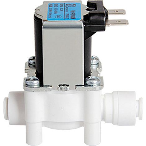 Verschleißfestes 24V-Magnetventil, Wasserablauf für Umkehrosmoseanlagen im Haushalt, 3/8-Zoll-Anschluss, Ablassventil für Wasserreiniger und Filter. (1/5)