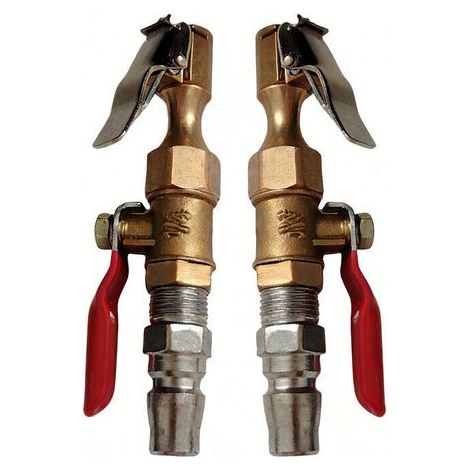 FENOPLASTICAAdaptateur d'hivernage à double usage, robinet à bille en laiton à prise rapide, bateau, remorque, ligne d'eau, outil d'hivernage pour (1/2)