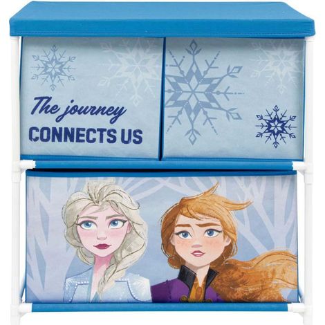 Arditex Mueble de almacenamiento 3 cestas La Reina del Hielo II