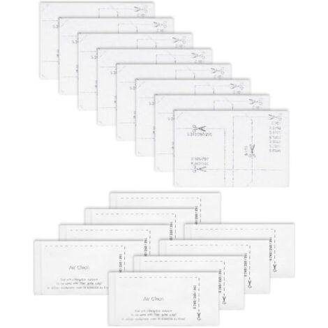 16 Filtres Aspirateur - Filtre Moteur - Filtre Sortie d'Air - Haute Efficacité Anti-Poussière et Pollen pour Miele C1 C2 C3 Série S - Blanc - 8+8 Unités (1/5)