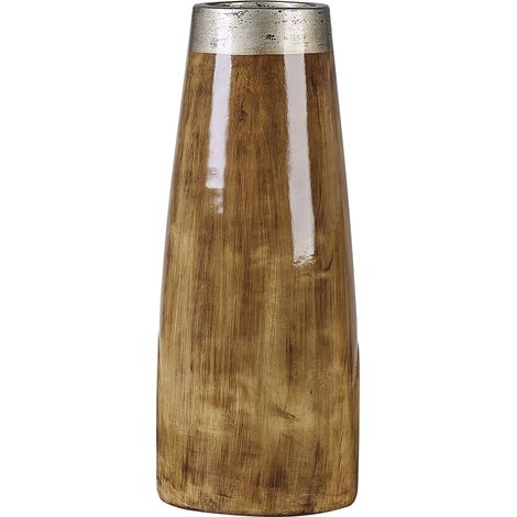 Decorative Vase CYRENE Ceramic 50 cm Dark Brown