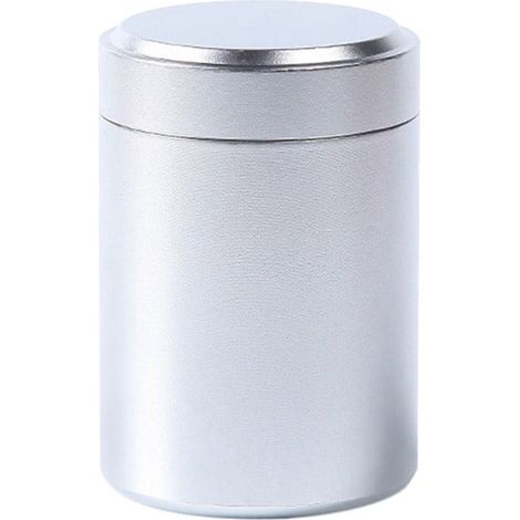 Set mit 4 Kaffeedosen - Weiße, luftdichte Aufbewahrungsdosen für Kaffee, Lebensmittelbehälter aus Edelstahl für die Küche, geeignet zur Aufbewahrung von Kaffee, Kaffeebohnen, Tee, Mehl, Zucker usw.